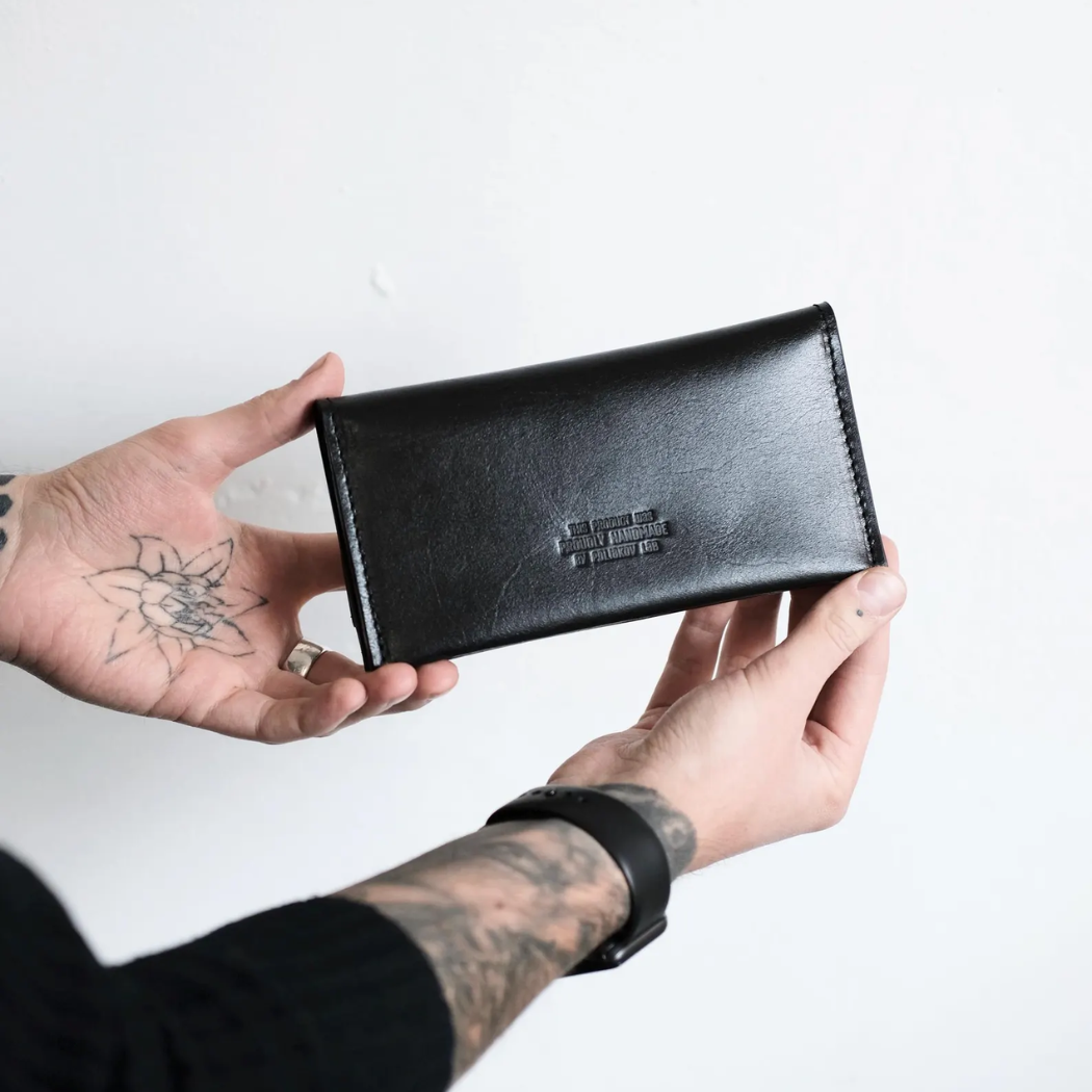 Handmade Minimalist Clutch with Coin Pocket