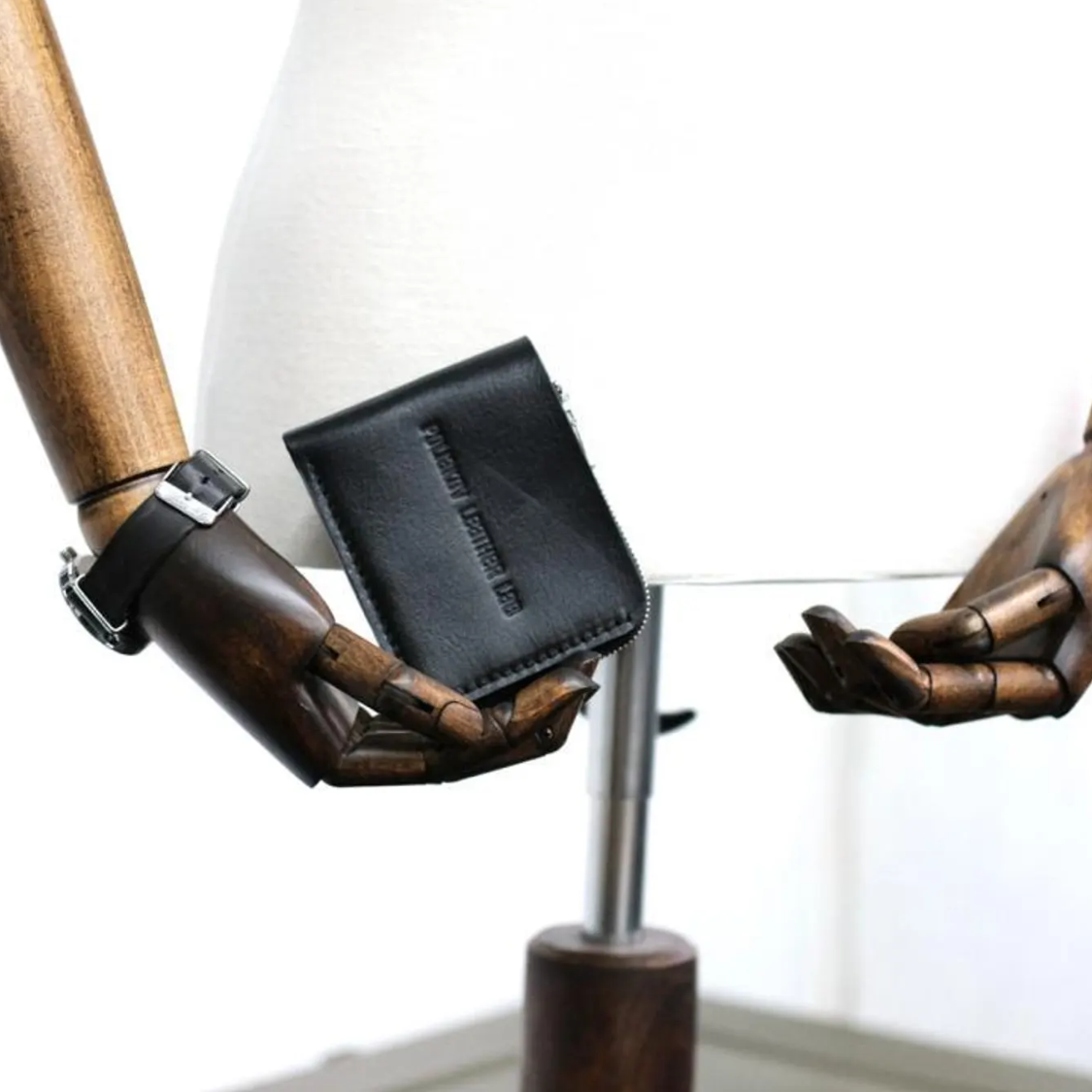 Handmade Leather Zip Wallet