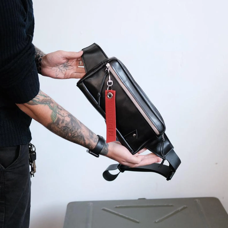 Organic Leather Belt Bag