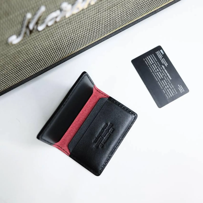 Handmade Folding Leather Cardholder