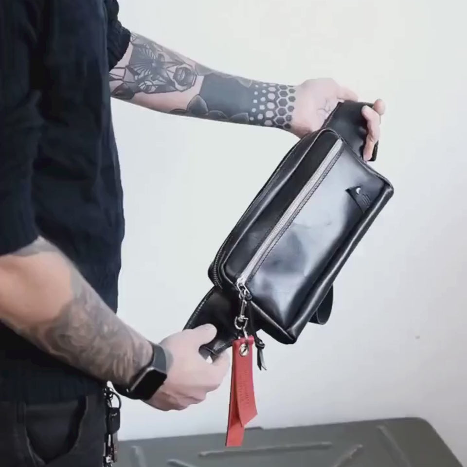 Organic Leather Belt Bag